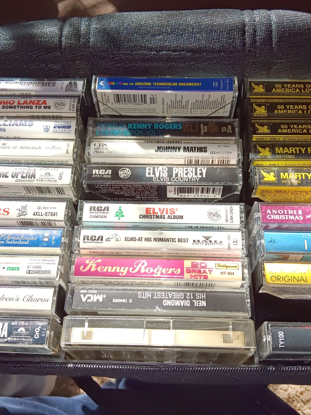 Cassette Tape Storage Pack - With 29 Various Artist Tapes
